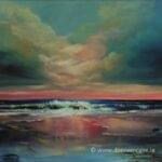 Breaking Dawn Oil on Canvas 50 x 70 cms Donna McGee