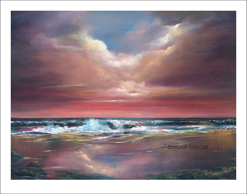 Harmony 16 x 12 inches limited edition Giclee Print of original irish art oil painting