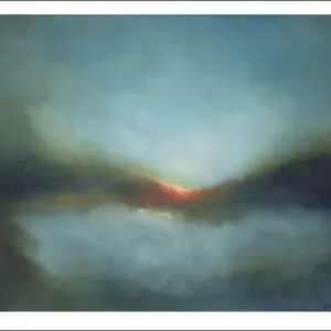 Skyfall limited edition print. the ghostly mist crept through the land and sent a soft whisper cloaking the landscape, rising, falling, revealing!