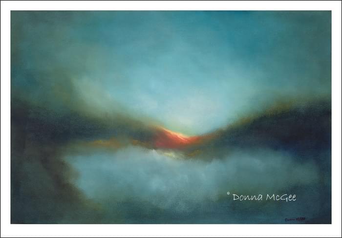 Skyfall 60x40 cms limited edition of original irish abstract oil painting