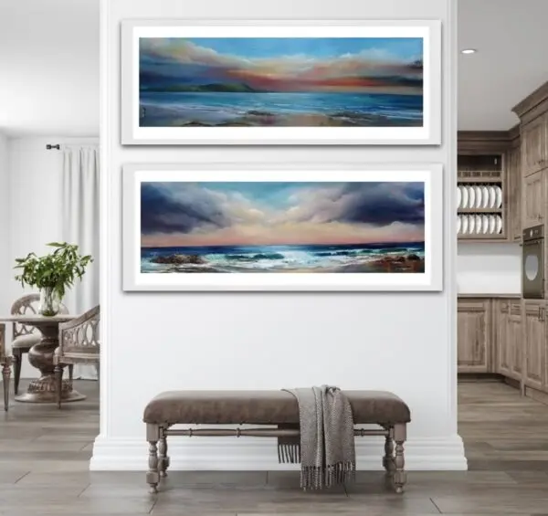 Achill Island Limited Edition Paintings in room setting