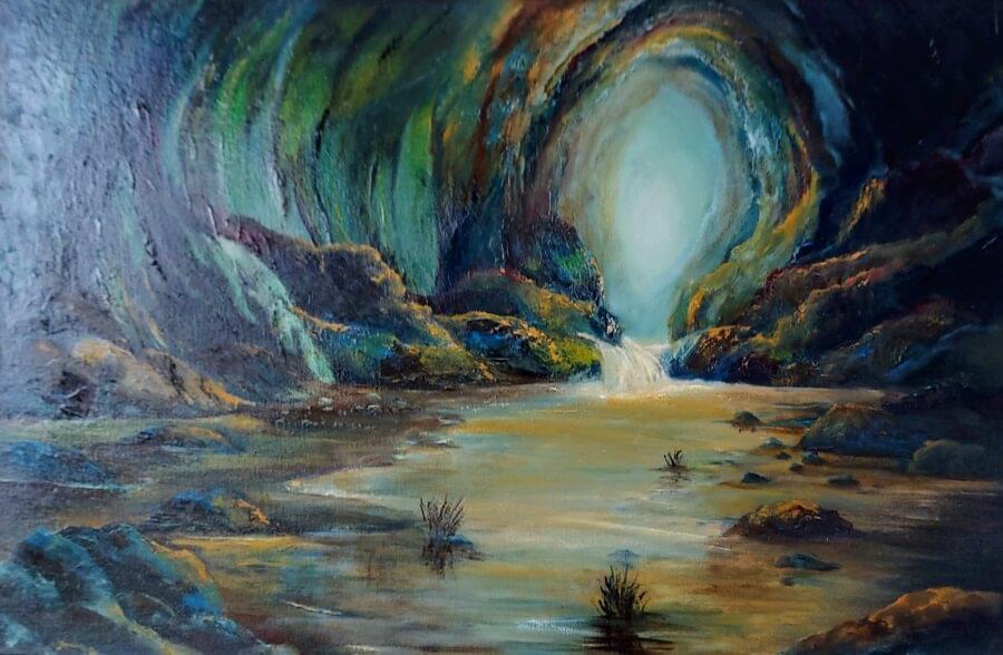Safe Haven Discovery 20x30 inch oil on canvas