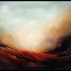 daybreak abstract oil painting