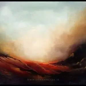daybreak abstract oil painting