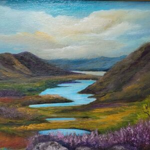 ladies view charm killarney oil painting by Donna McGee