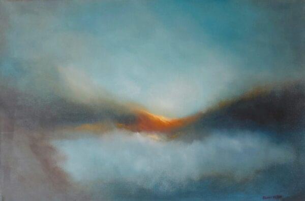 skyfall abstract surreal ethereal oil painting