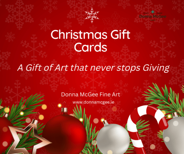 Christmas Art Gift cards or vouchers for Donna McGee Fine Art