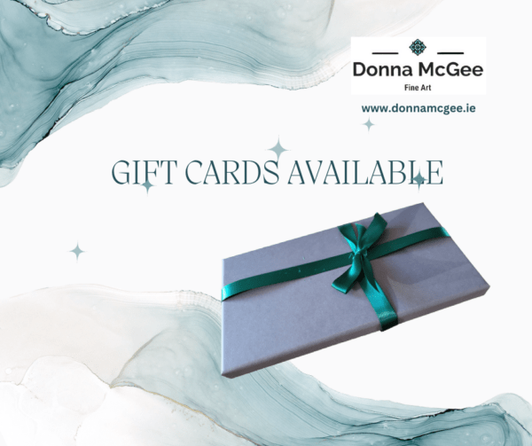 Gift cards available on the website of Donna McGee Fine Art