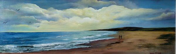 brittas bay co. wexford, ireland oil painting by donna mcgee