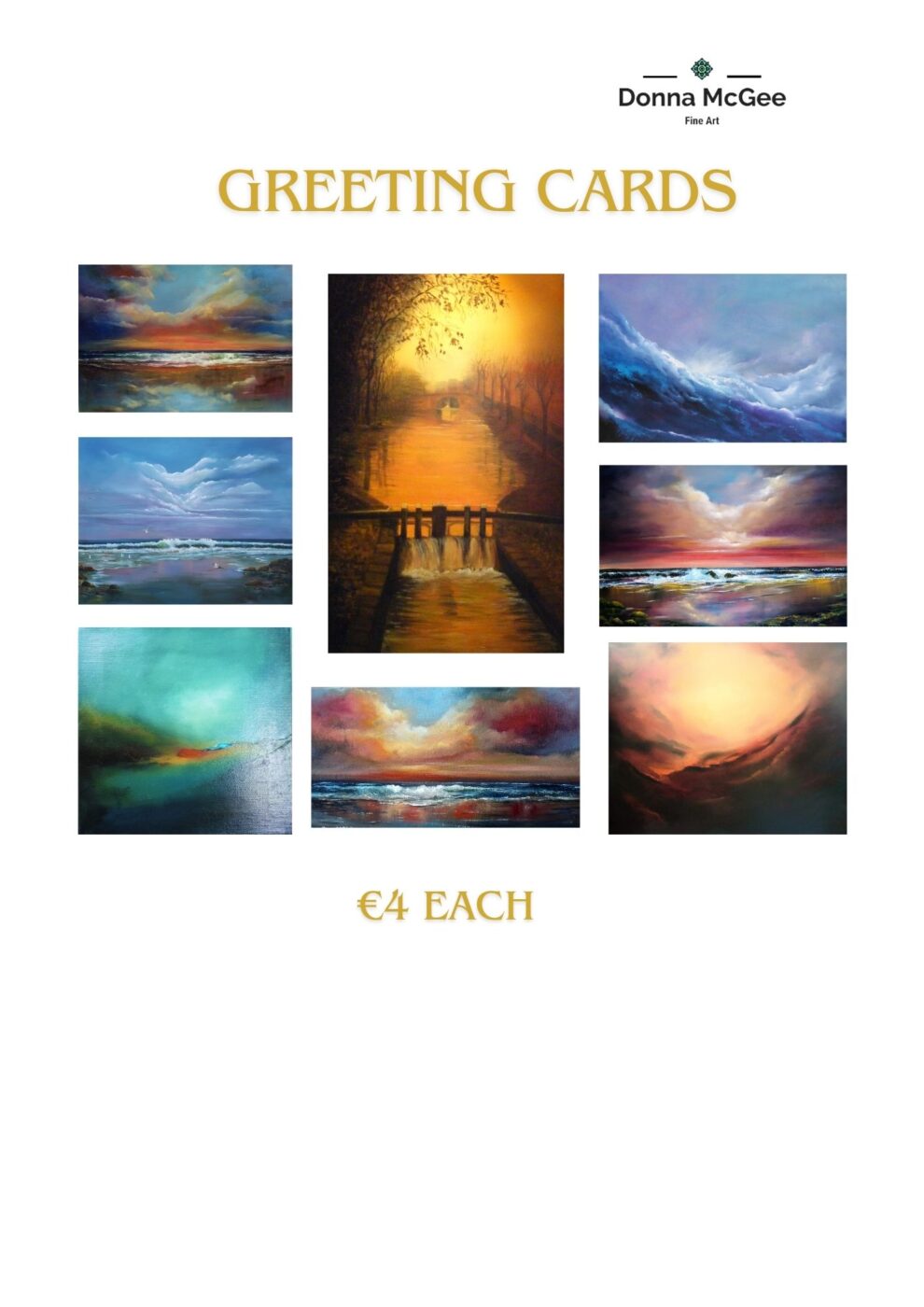 greeting cards available from donna mcgee fine art website