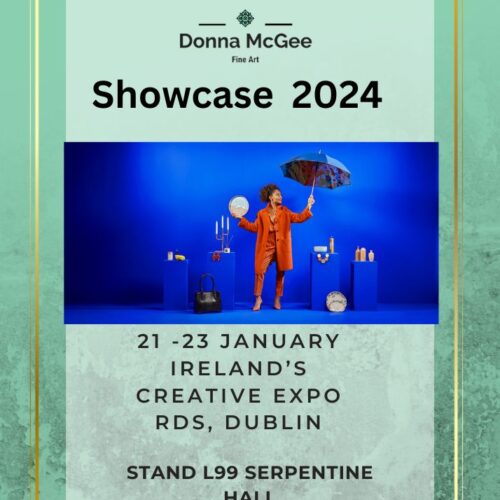 showcase 2024 invitation by Donna McGee to Stand L99 in Serpentine Hall RDS Dublin