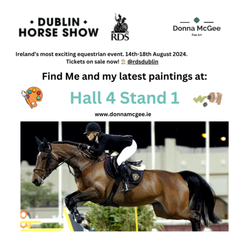 Discover Donna McGee's Art - Dublin Horse Show 2024