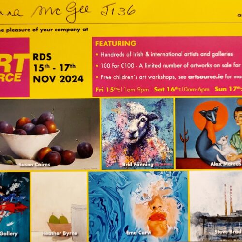 Art Source 2024 - Donna McGee will be showcasing latest collection at this year's Art Source, taking place at the RDS in Dublin from 15-17 Nov